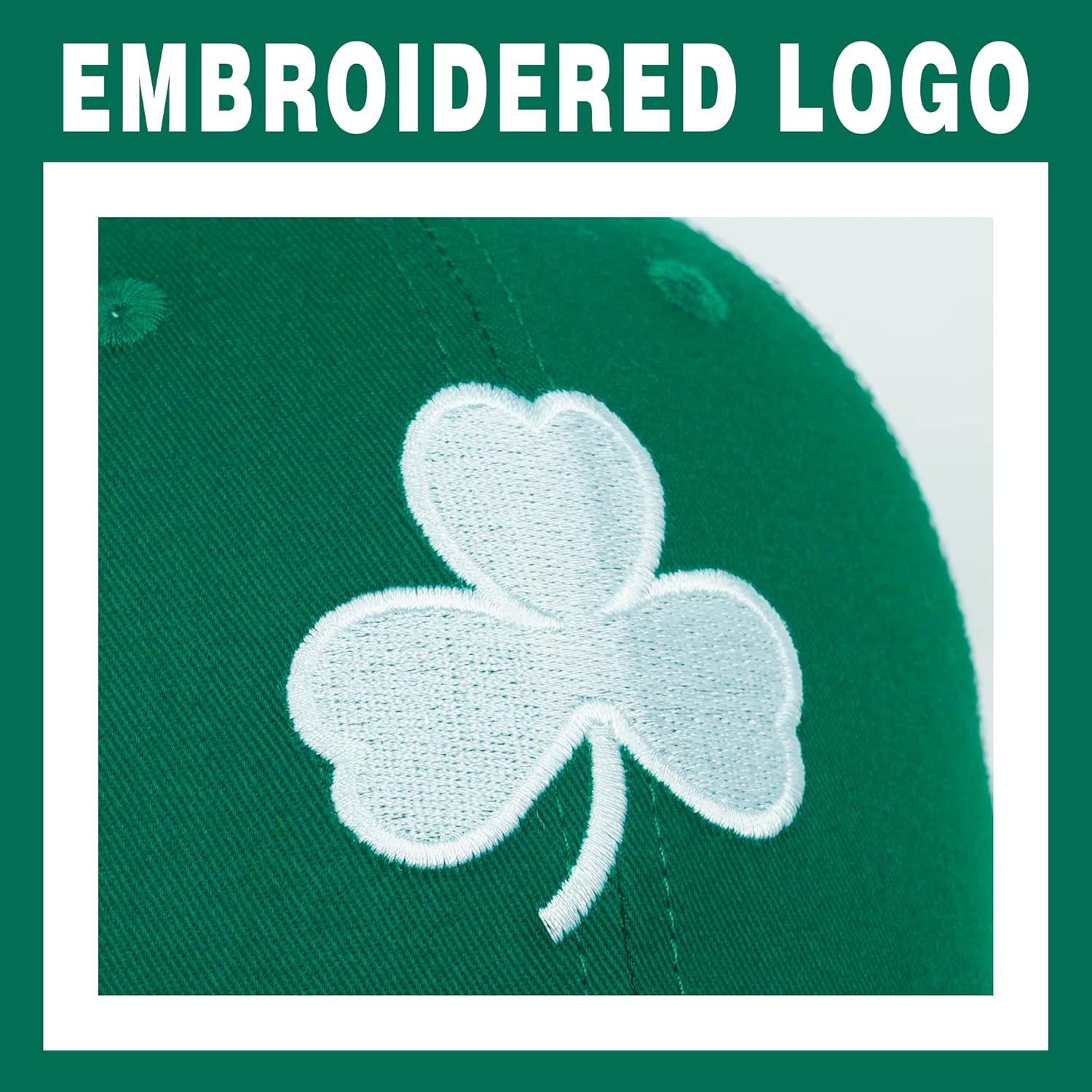 St Patricks Day Hat for Men Women Gifts Saint Pattys Costume Clover Baseball Cap Green - Image 2