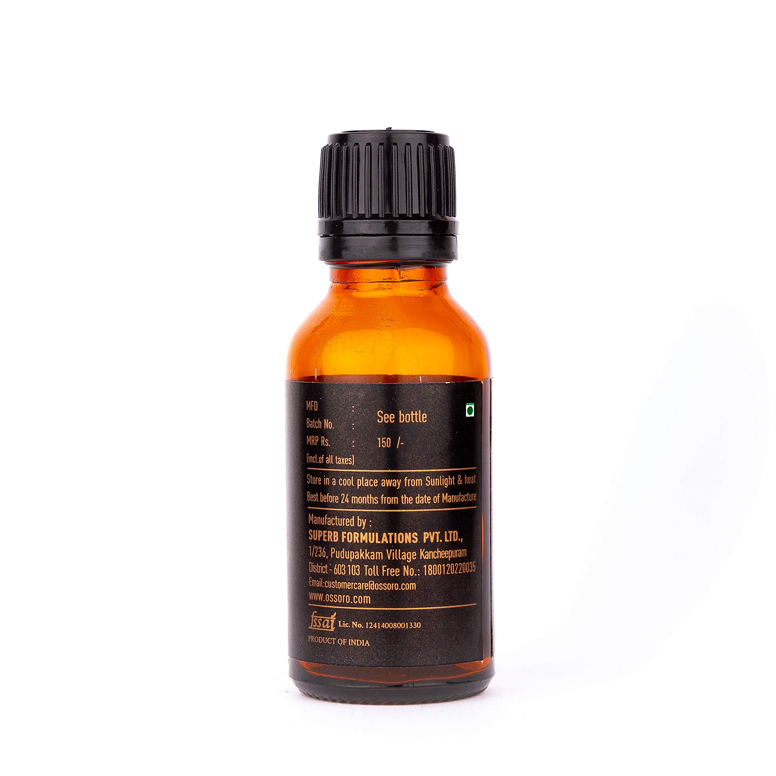 Ossoro Brandy Flavour Essence, 30 ml/ Glass Bottle 1