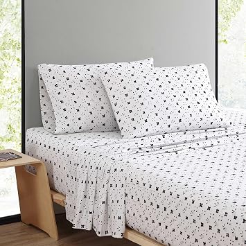 MARIMEKKO - Queen Sheet Set with Fitted Sheet & Pillowcases