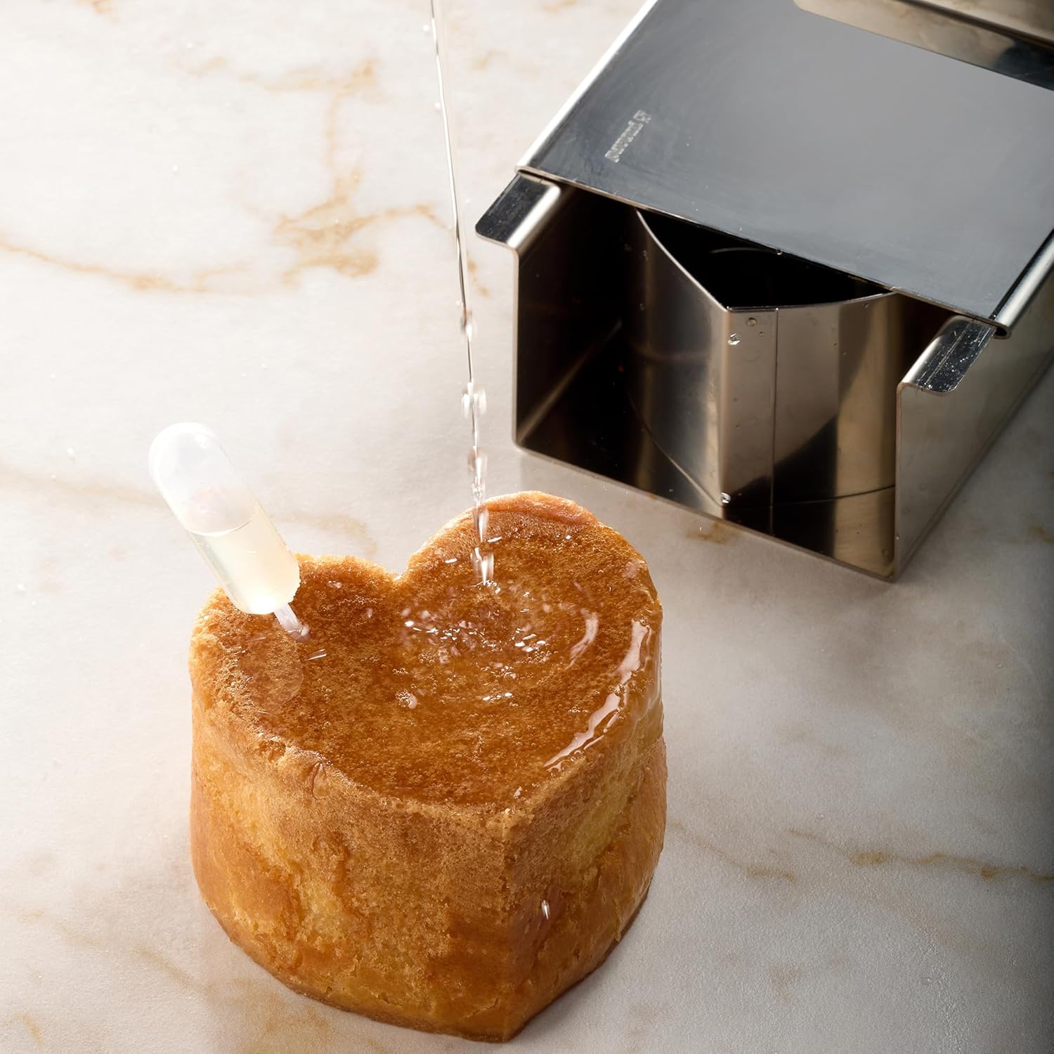 Pavoni Stainless Steel Heart-Shaped Baking Mold 80mm x 70mm x 50mm High