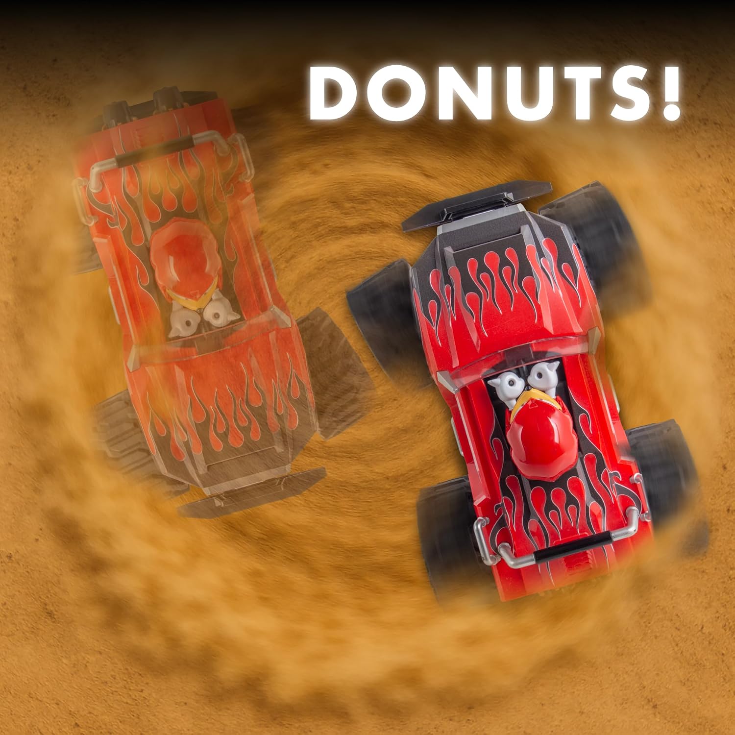 NKOK RC Sonic Racing CrossWorlds Monster Truck, Knuckles, Ready-to-Run 2.4GHz Remote Control, Turbo Boost, Wheelie & Donut Action, All-Terrain, Off-Road, Ages 6+, Fun Gift for Kids, Toy Award Winner