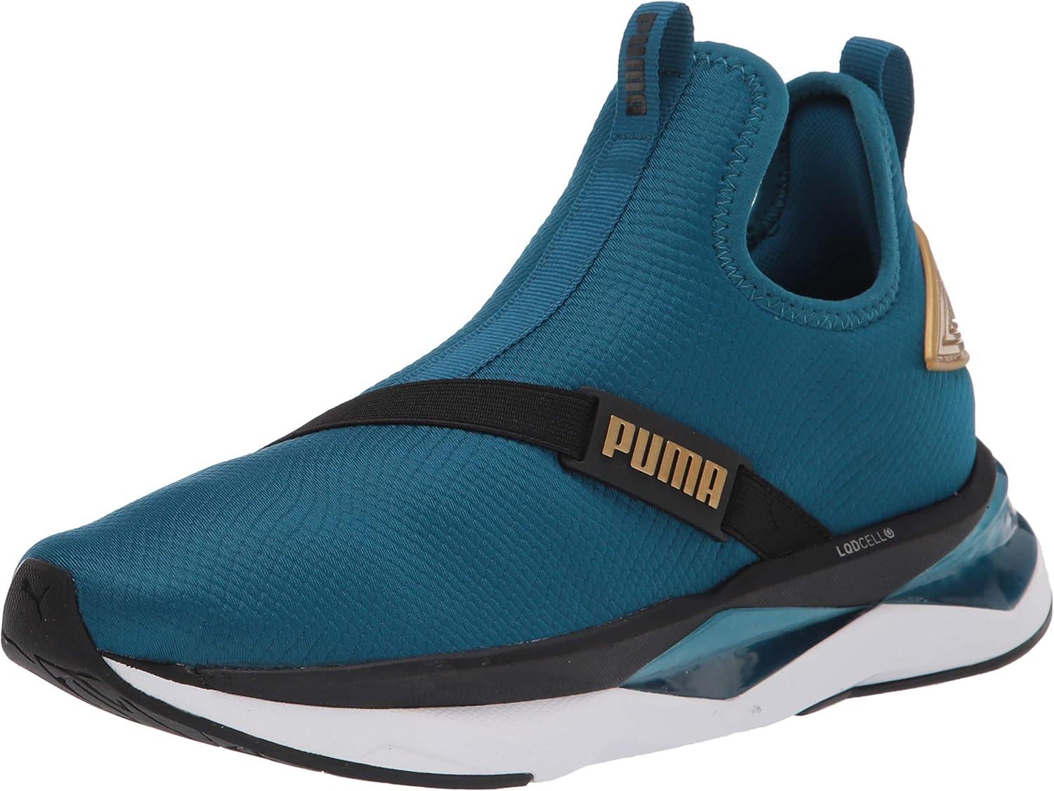 PUMA womens LQD Cell Shatter XT,Digi-blue-Puma Team Gold-Puma Black,9 M US