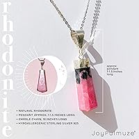 Vista 42 de Raw Emerald Necklace, Natural Small Green Genuine Pendant, Silver Gemstone Necklace, Jewelry for Women and Men, May Birthstone Gift, Energy Healing