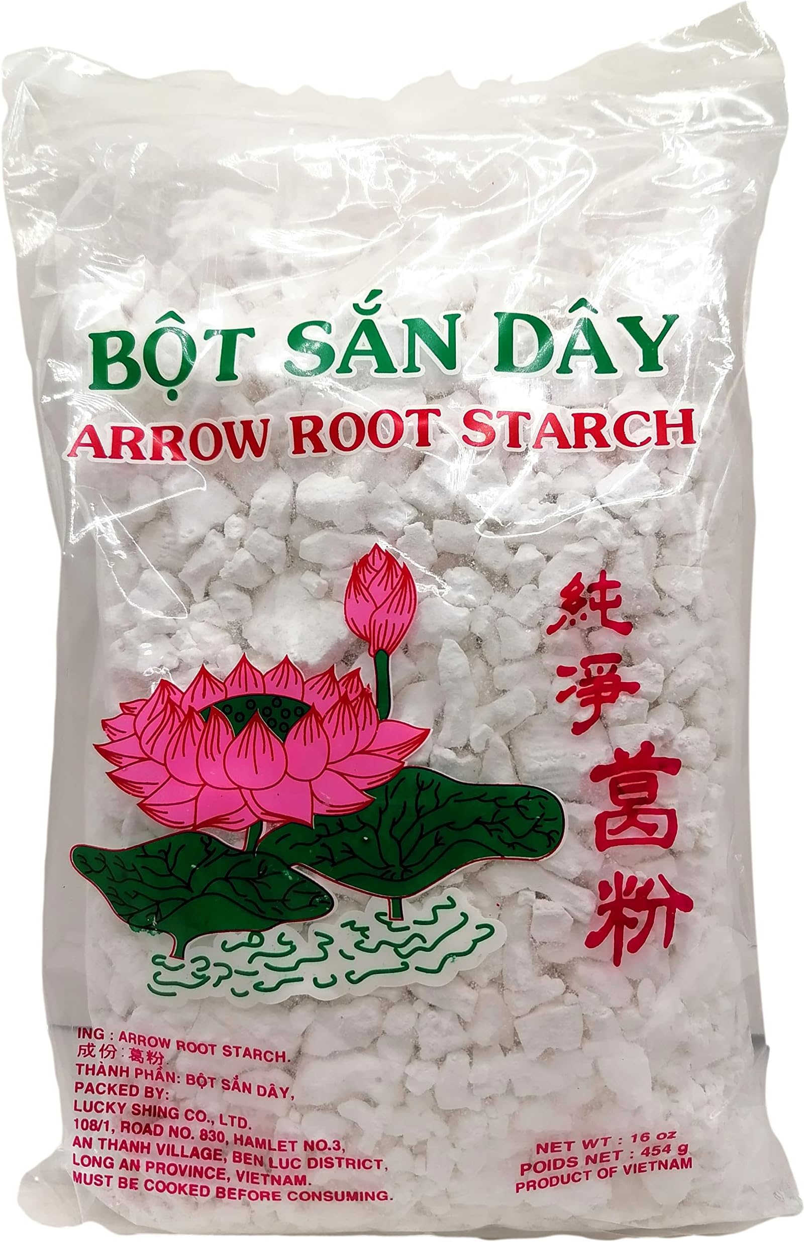 16oz Arrow Root Starch by Lucky Shing Brand, Pack of 1