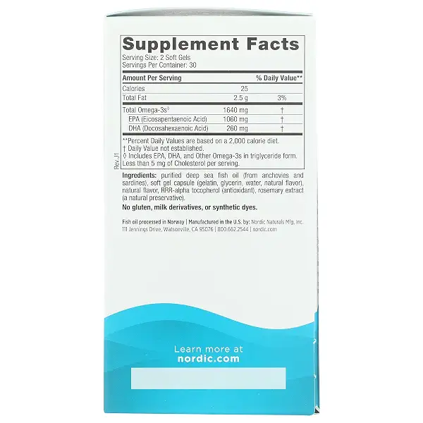Nordic Naturals EPA Xtra Lemon, 60 CT 7