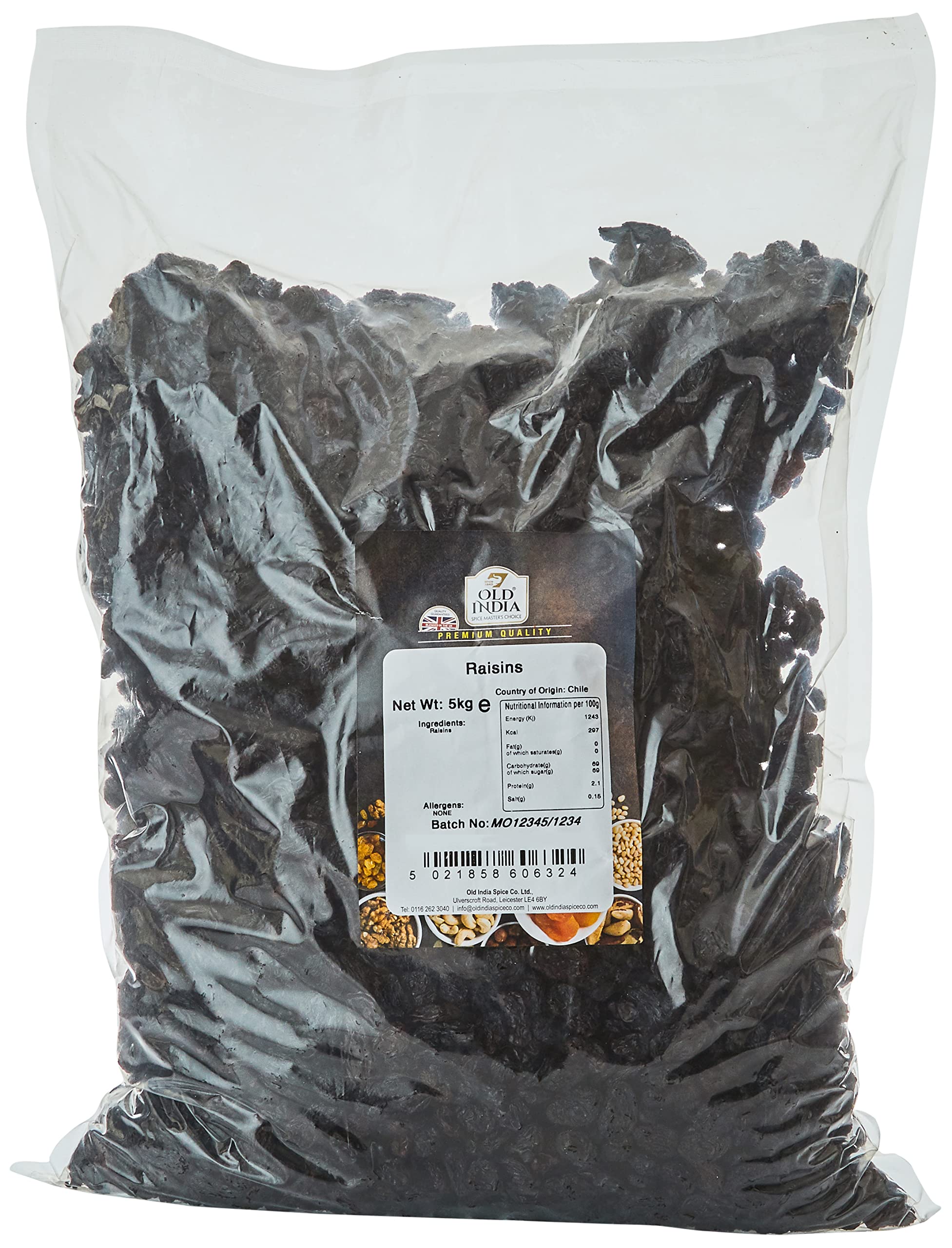 Old India Raisins 5kg