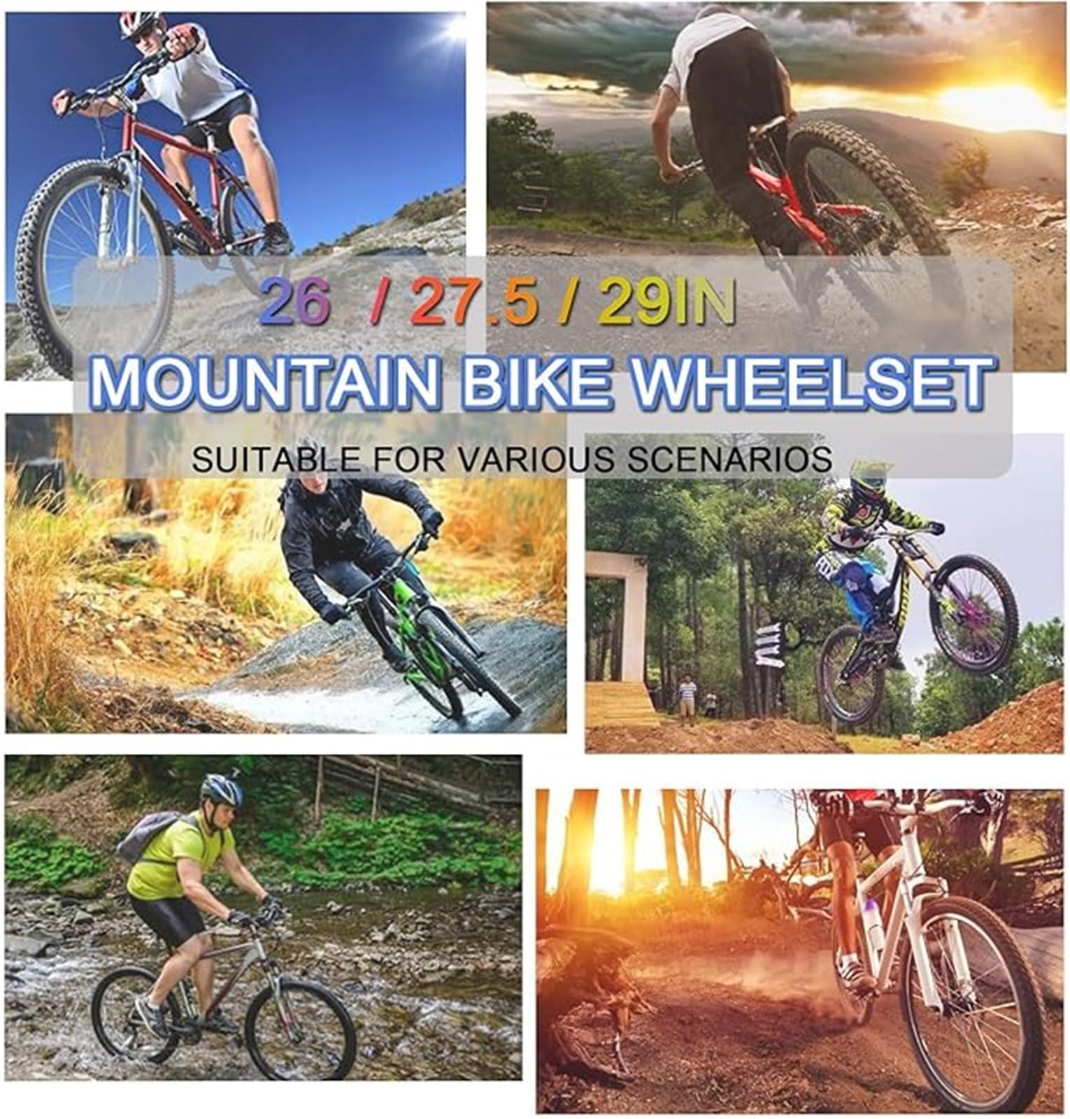 Koła Przednie Roweru Górskiego 26/27,5/29 Cali, Hamulec Tarczowy, 32 Otwory, Piasta Rowerowa,Szybkozamykacz, Stop Aluminium, Tylne Koło MTB, 7/8/9/10/11/12 Biegów