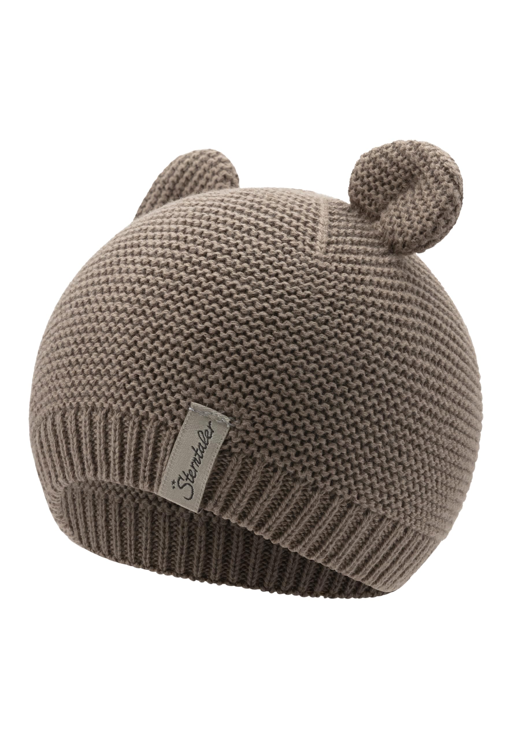 Sterntaler Unisex Lichtbraun Knitted Hat With Ears, Gots