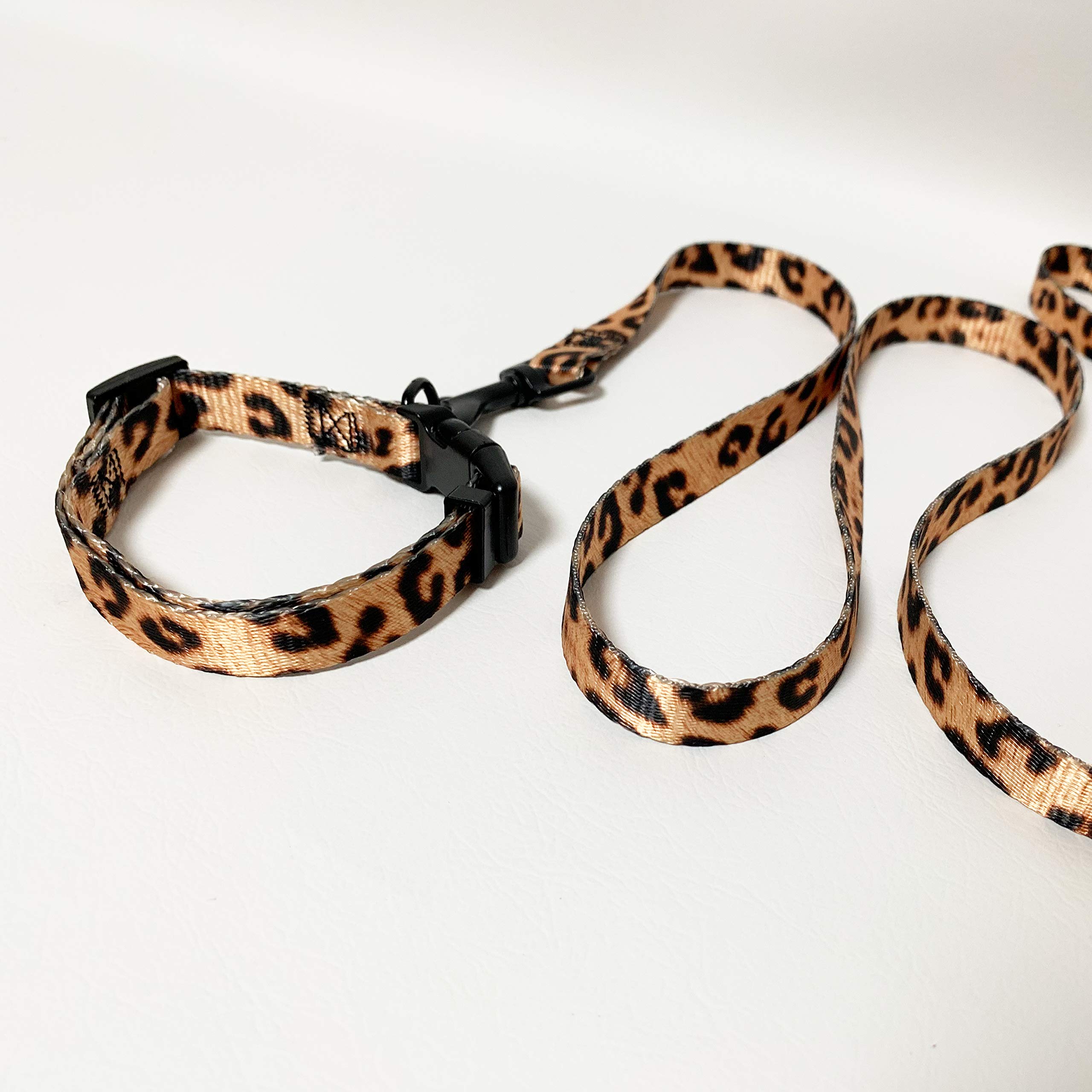 ヒョウ柄首輪 チェーン付き Amazon | ヒョウキャットカラー 猫 首輪 セーフティ 安全 鈴 豹