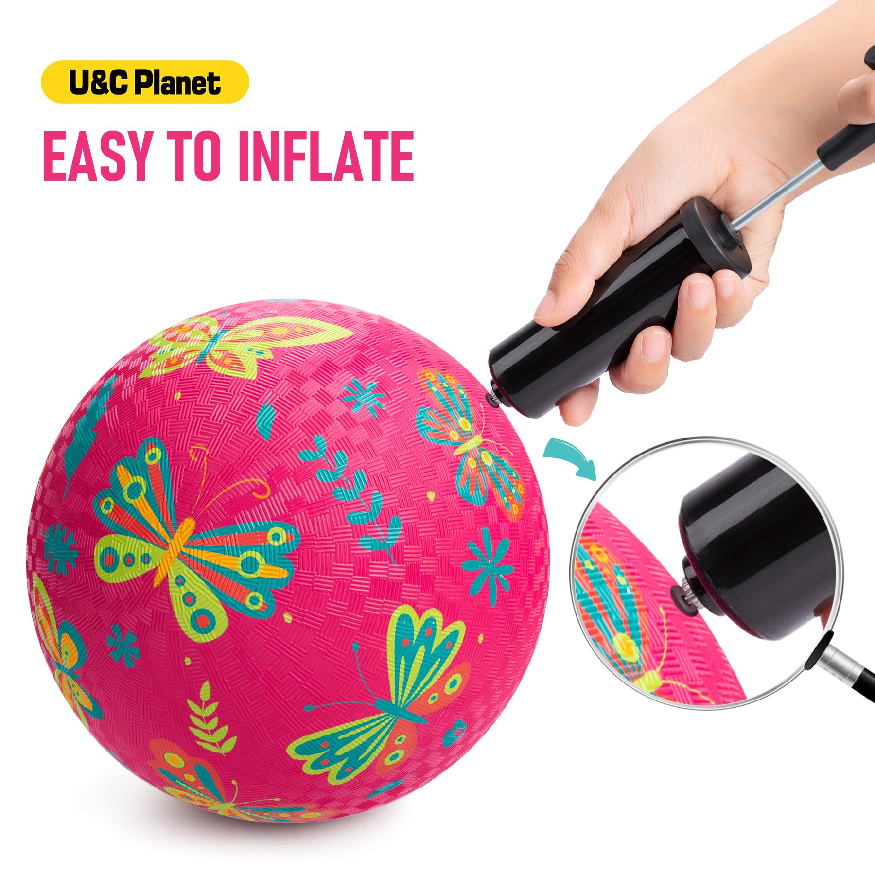 Amazon.co.jp: U&C Planet プレイグラウンドボール 幼児用 1~3インチ 2