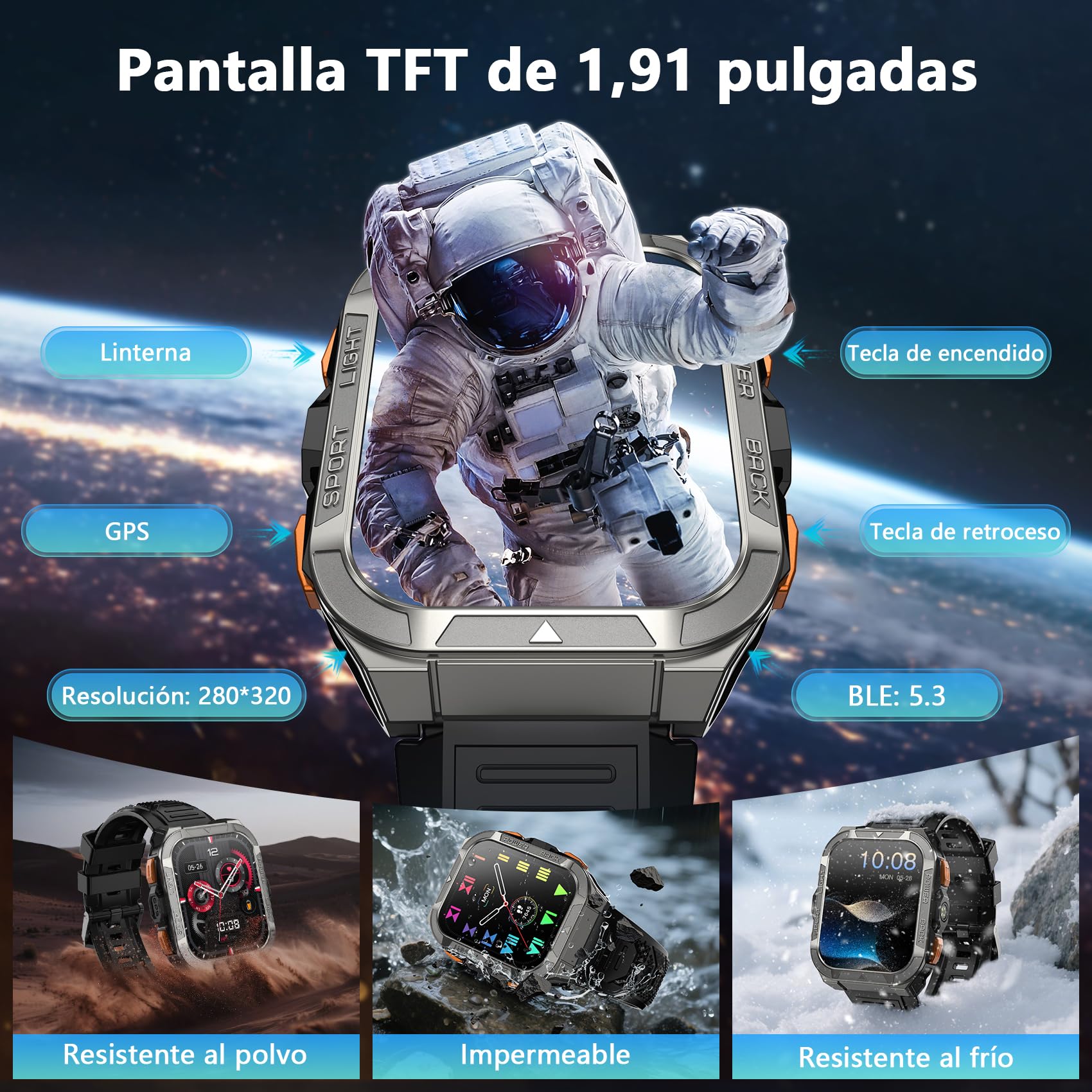 Blackview Reloj Inteligente Hombre
