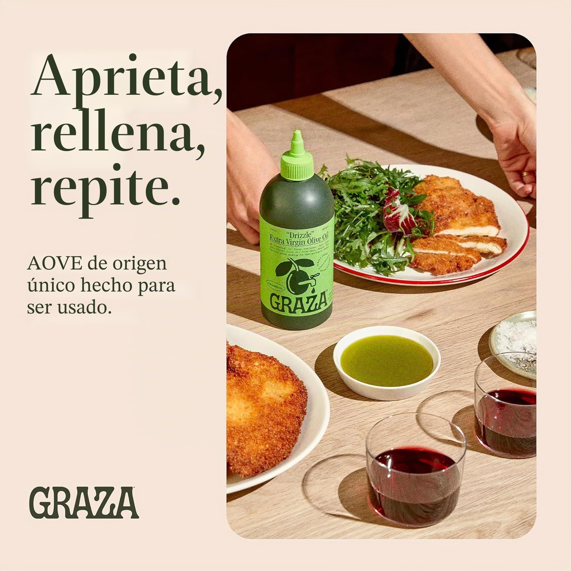 Graza Aceite de oliva virgen extra, 16.9 onzas líquidas