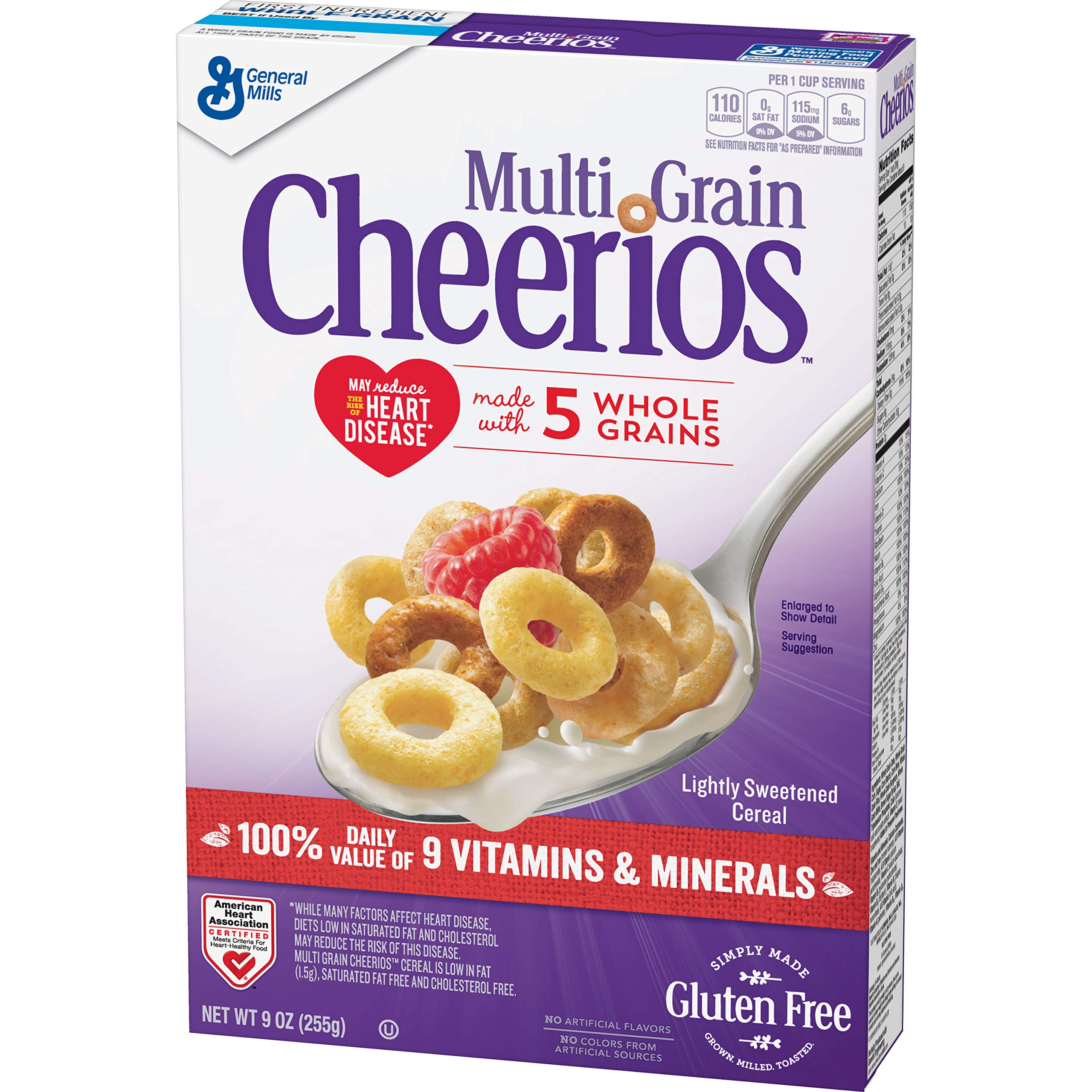 Multi Grain Cheerios, Gluten Free, Multigrain Cereal, 9 oz Buy Online