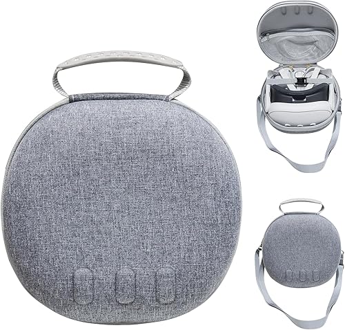 Estuche rígido de transporte para Quest 3, estuche de viaje para auriculares de realidad virtual para accesorios Quest 3, adecuado para viajes y