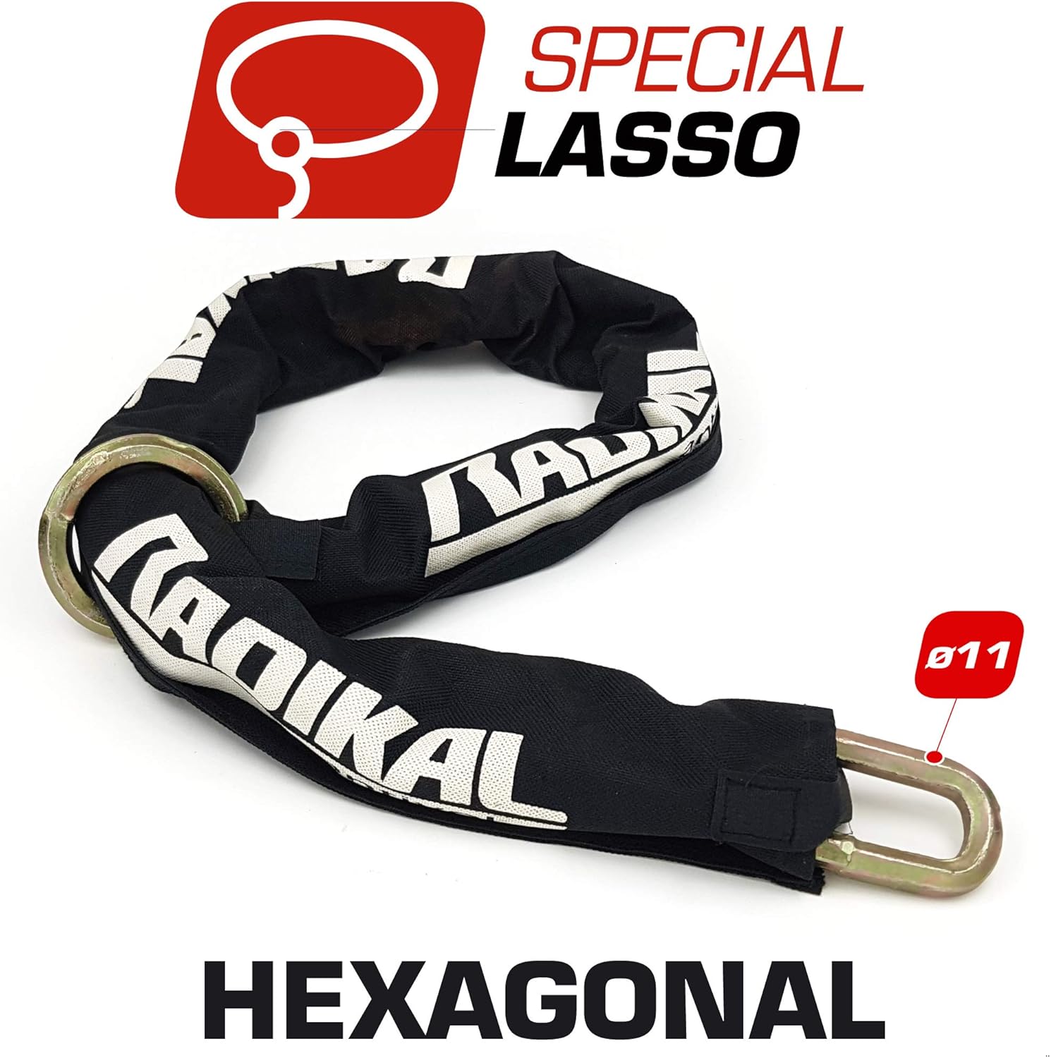 Up To 60% OFF Radikal RK11170L Anti-Theft Chain Motorcycle Ø11 mm Hex Loop 170 cm Authentic Crazy Deals Radikal RK11170L Anti-Theft Chain Motorcycle Ø11 mm Hex Loop 170 cm