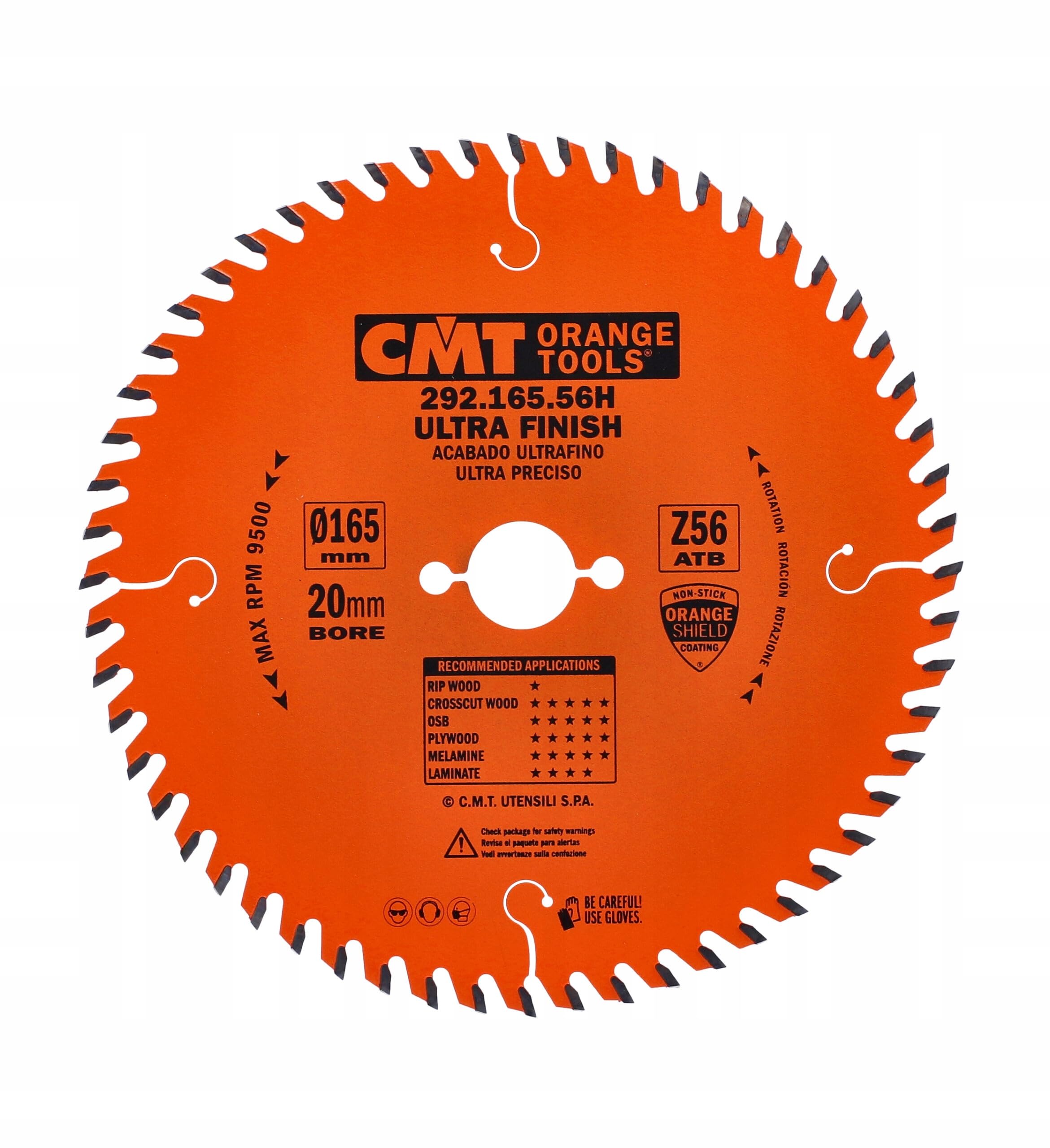 Cmt Orange Tools Silver Cmt – 292.165.56H – Circular Saw 165 X 2.2/1.6 X 20 Z = 56 15 Degrees Atb