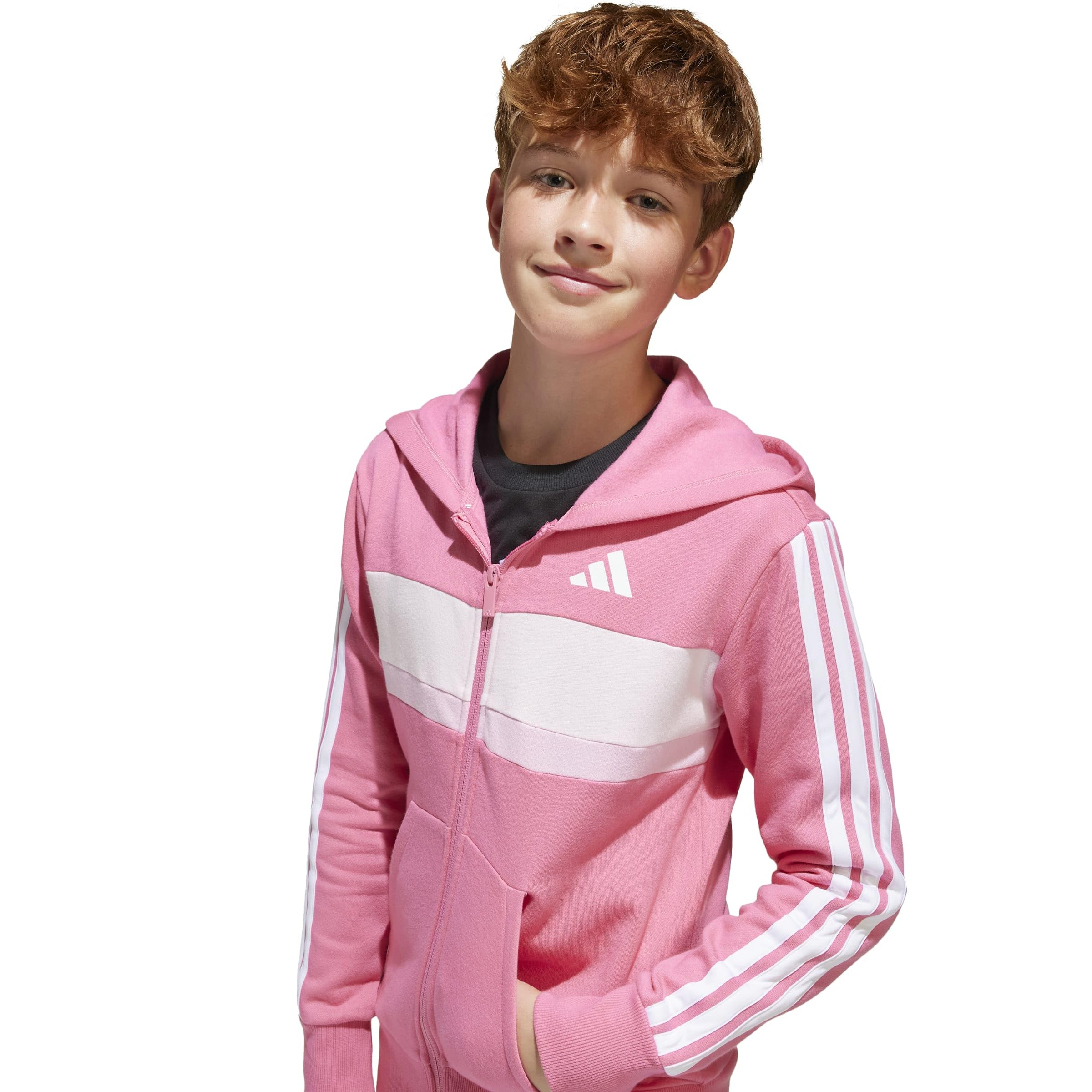 adidas Kinder Seasonal Essentials Tiberio 3 Stripes Fleece Tracksuit