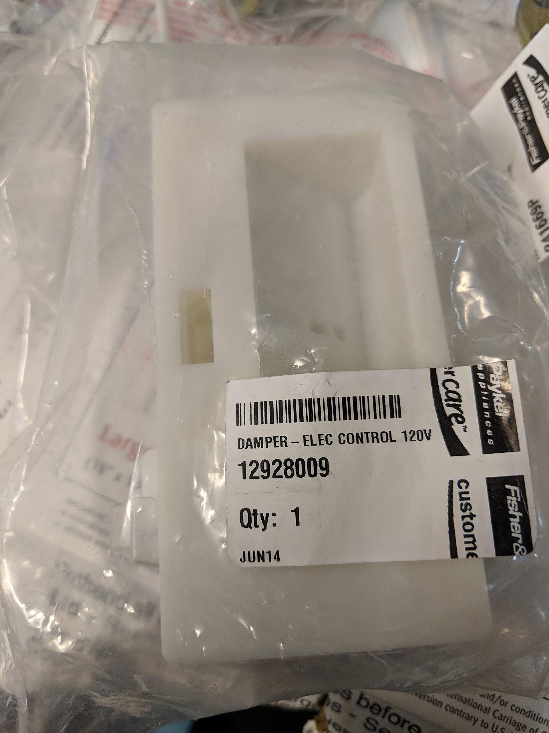 Fisher/Paykel 12928009 Damper-Elec Control 120V