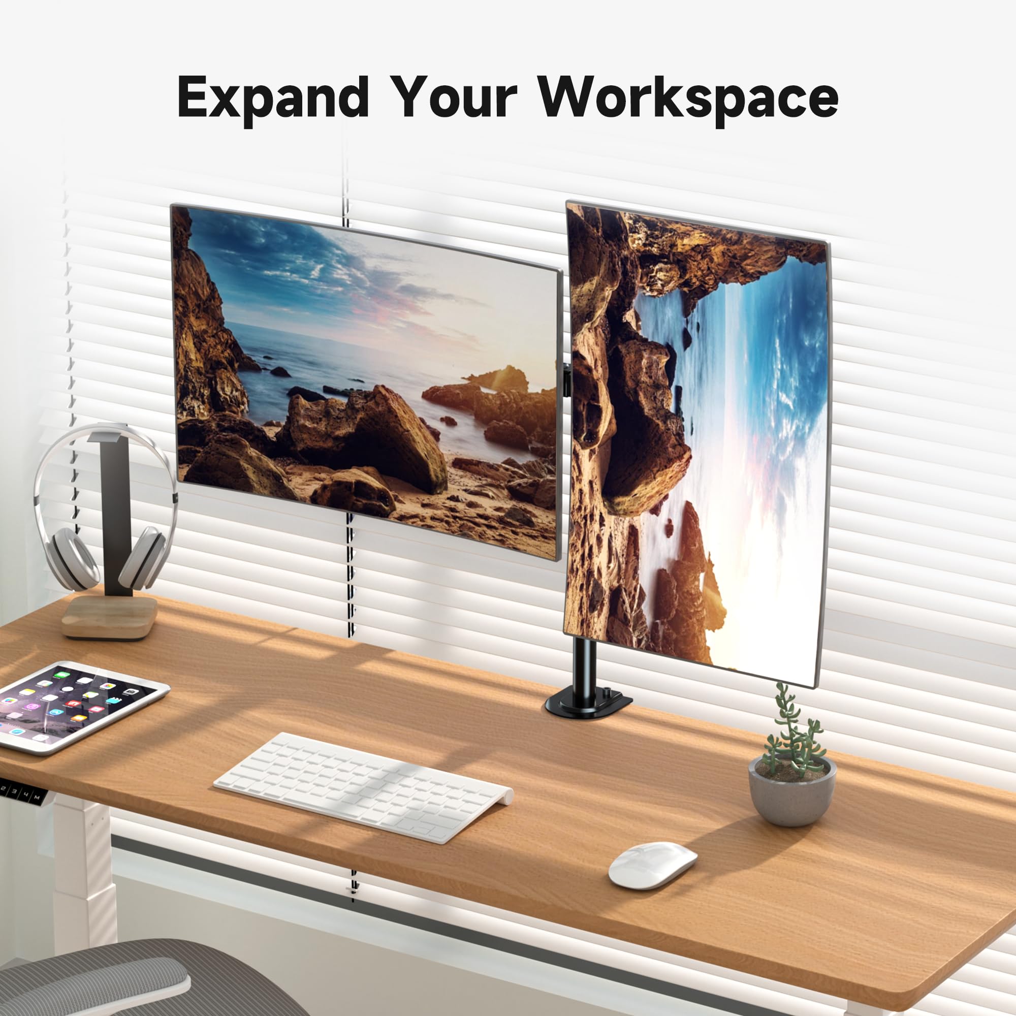 Dell MDS14 dubbele monitorstandaard (Per stuk (1