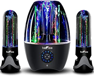 BeFree Sound BFS-33X 2.1 Channel Wireless Multimedia Led Dancing Water Bluetooth System