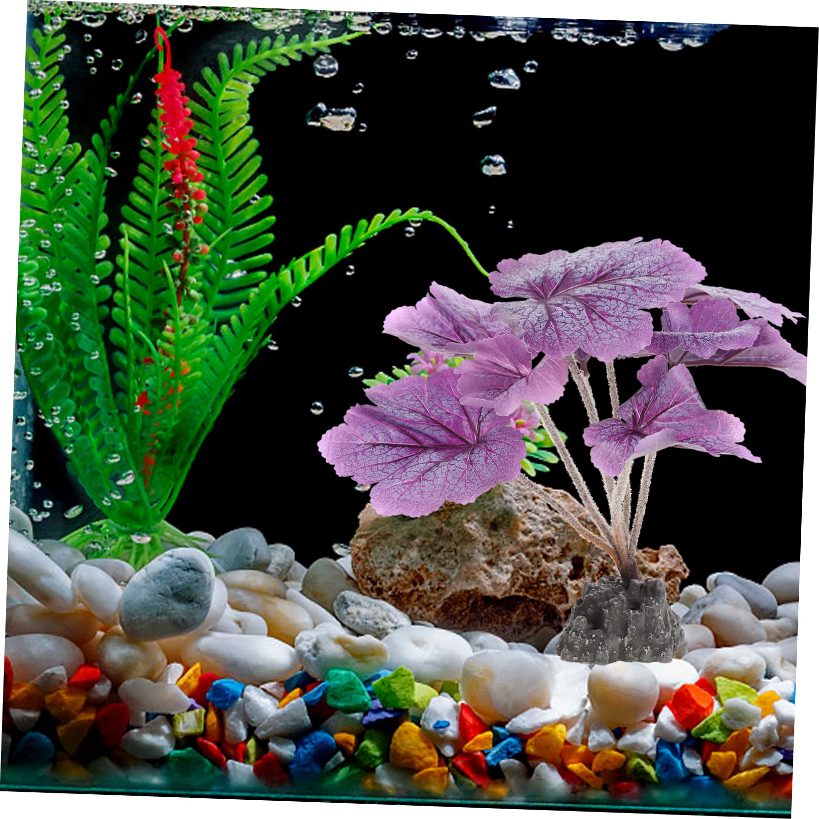 FOMIYES 3stücke Künstliche Aquarium Pflanzen Simulierte Wasserpflanze Hochwertigem Kunststoff Für Natürliche Dekoration Im Fischbecken Versteckmöglichkeiten Für Fische Und Eine