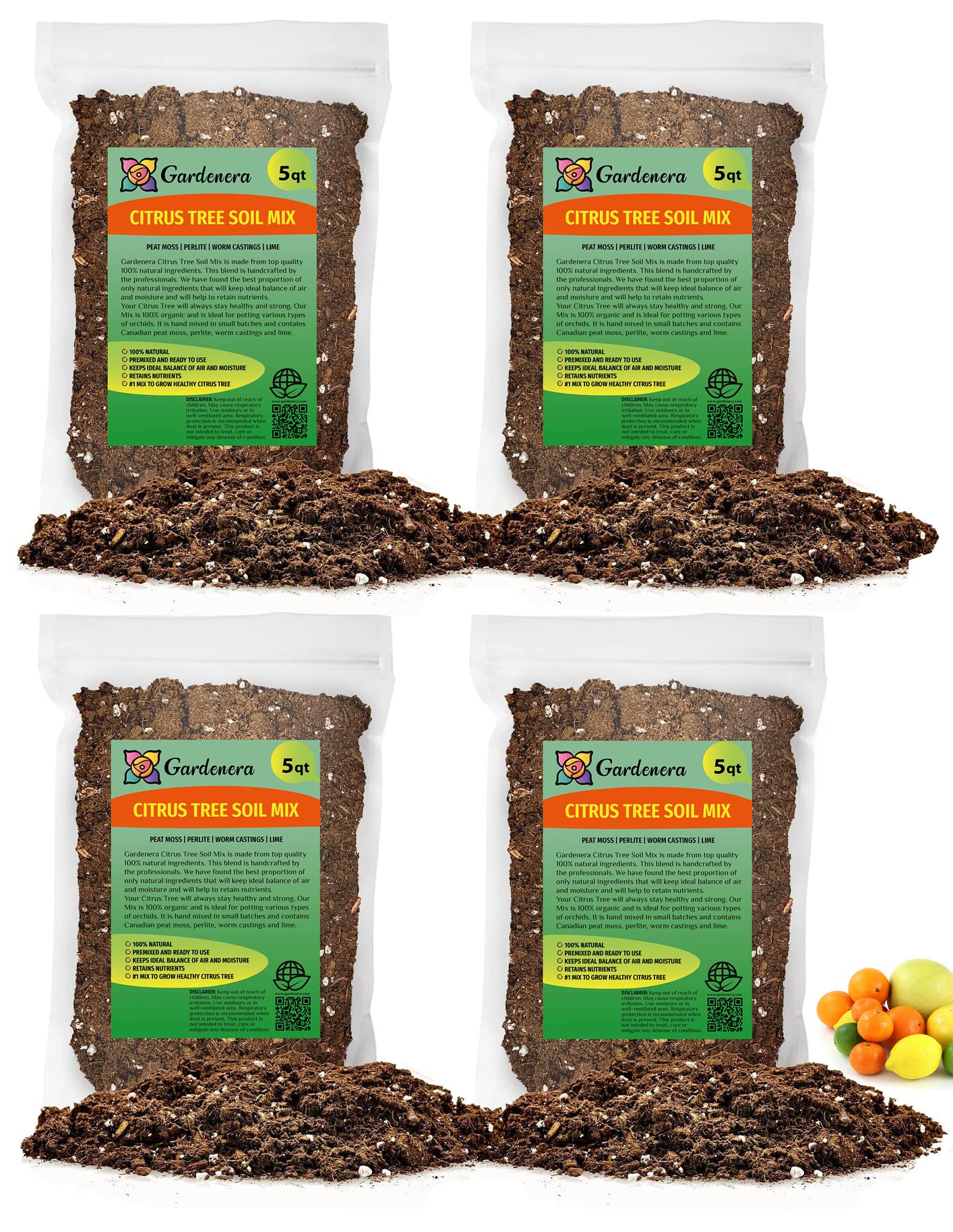 GARDENERA Citrus Tree Potting Soil Mix