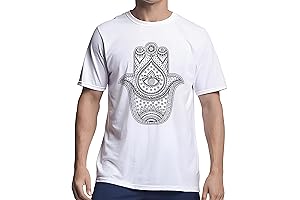Namaste in White Lotus Blossom T-Shirt for Yoga Lovers