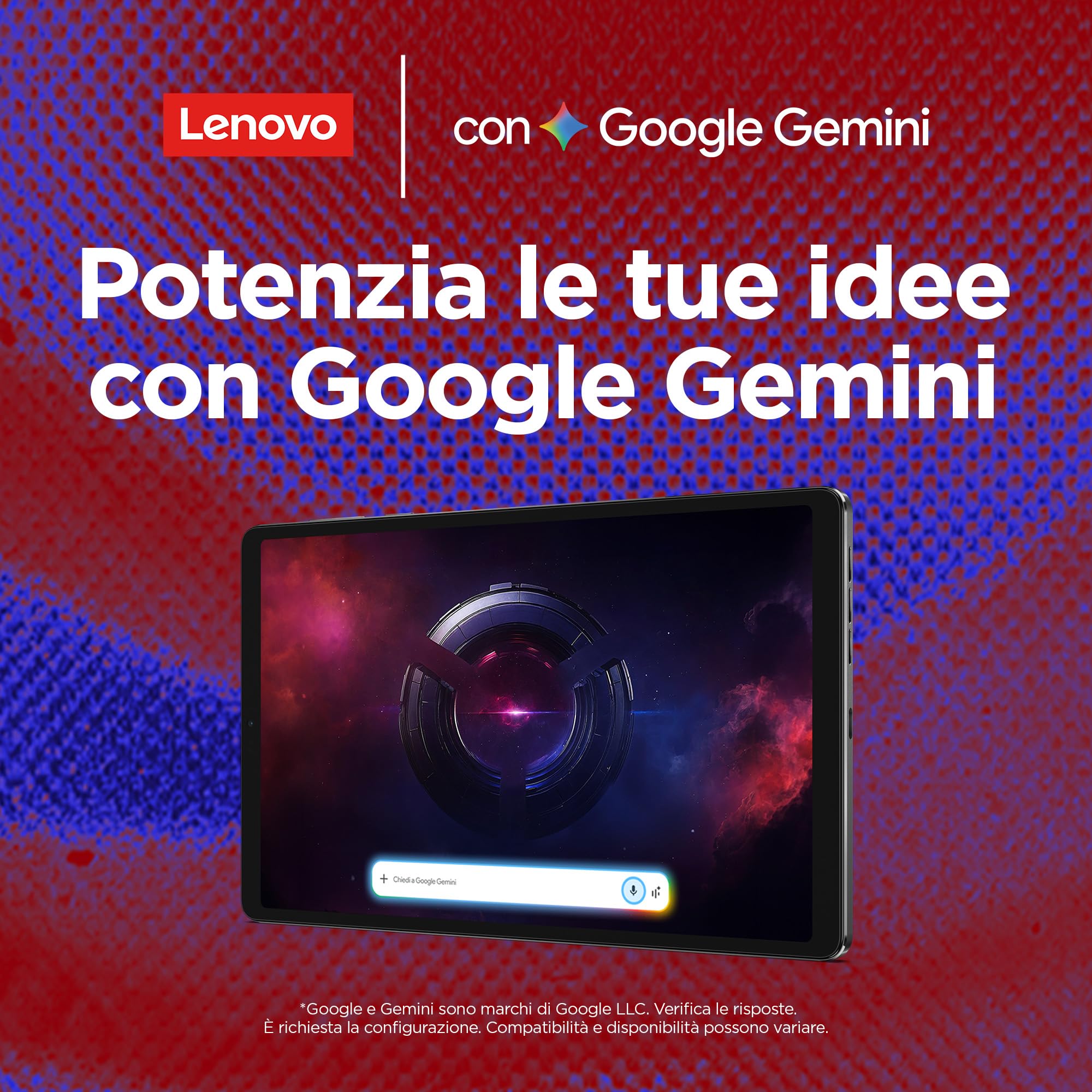 Lenovo Legion Tab con Google Gemini - Tablet Gaming 8.8" | 2.5K 165Hz, Processore Qualcomm Snapdragon 8 Gen 3, RAM 12GB LPDDR5x, Memoria 256GB, Wi-Fi 7, Android 14, Eclipse Black