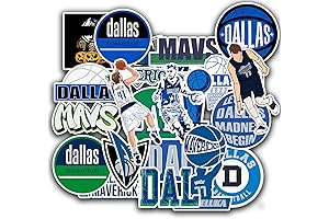 29 pcs Dallas Mavericks Stickers Basketball Sticker for Water Bottle, Laptop, Car, Bicycle, Luggage