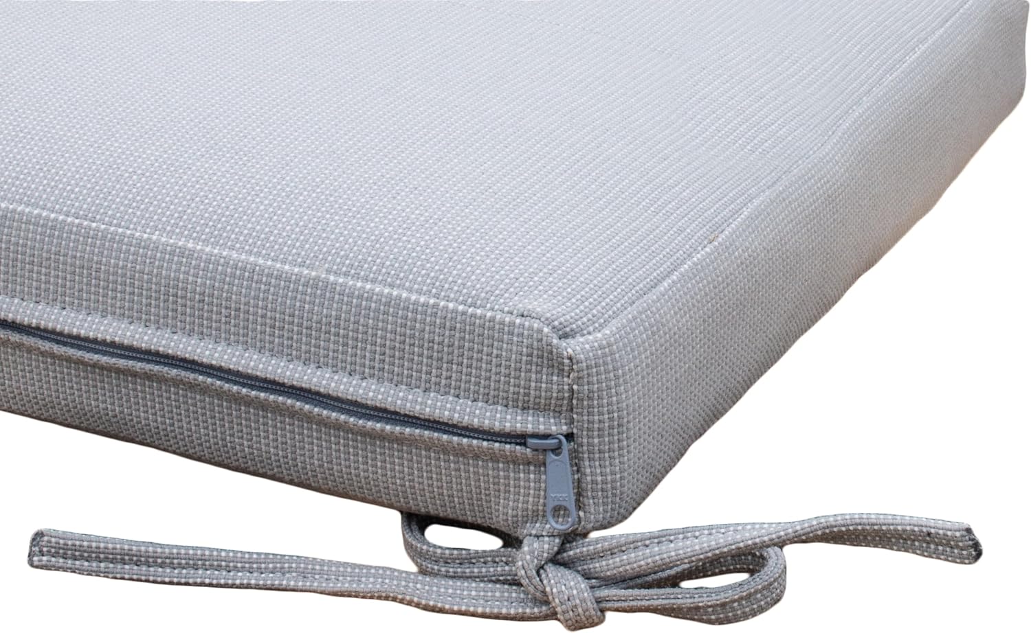 Tommy Bahama Sunbrella® Fabric 1-Piece Outdoor Knife Edge Dining Chair Cushion, 18" W x 17" L, Bamboo Bay Cloud