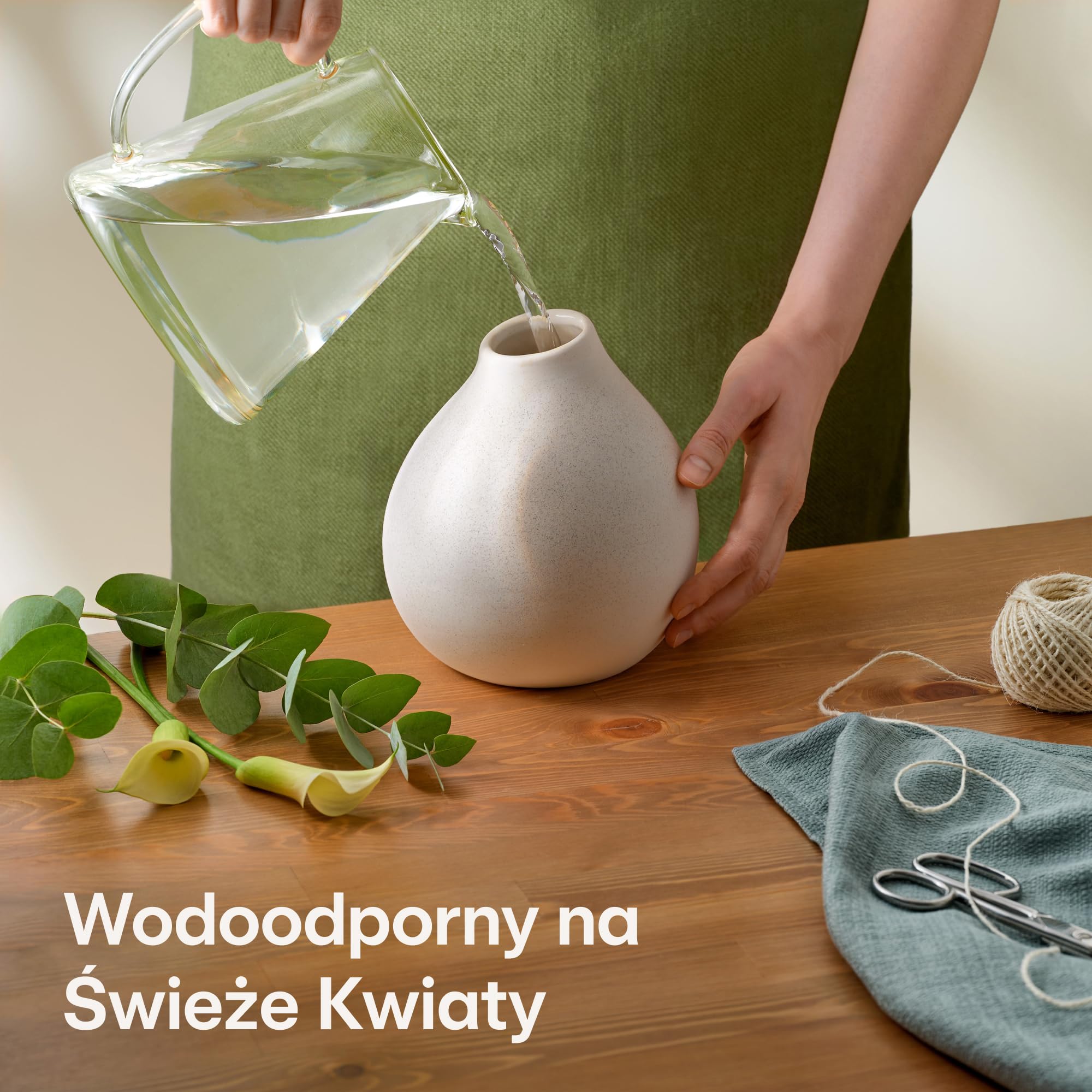 Wazon Ceramiczny Biały - Wazon Na Kwiaty Z Teksturą Piasku - Wodoodporny - Wykonany Ręcznie - Wazon Dekoracyjny Do Dekoracji Stołu I Na Prezent - Idealny Do Domu I Biura