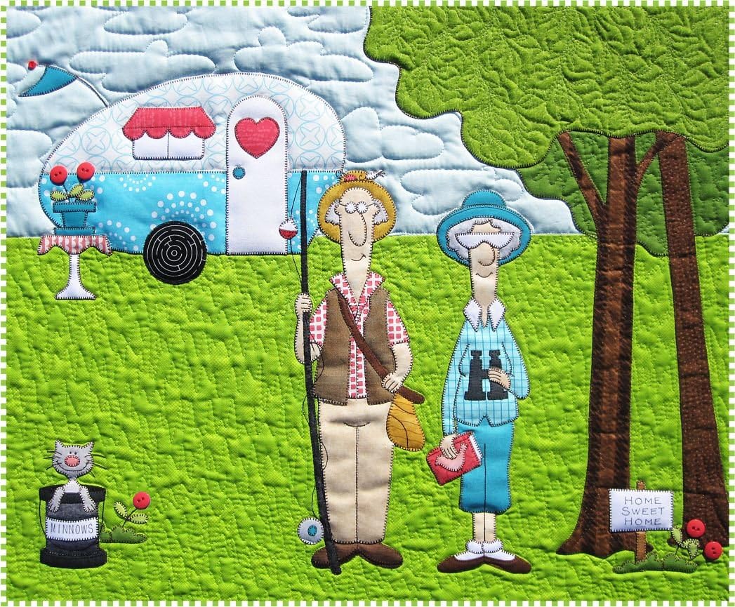 Amy Bradley Designs ABD269 Campers Quilt Pattern , Blue