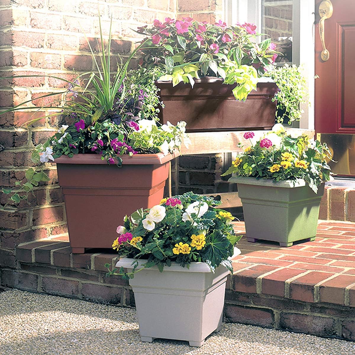 Novelty Patio Planter Sage, 12 x 27-Inch