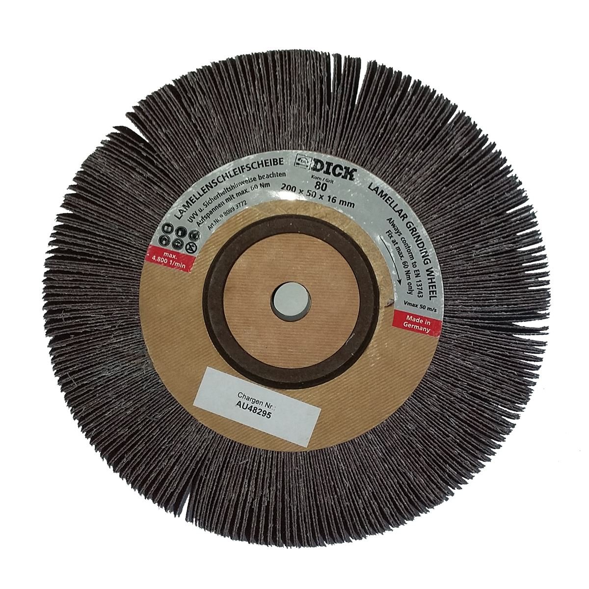 Messer Lamellen-Schleifscheibe Korn 80 - für Dick Messerschleifer Gerät SM-90