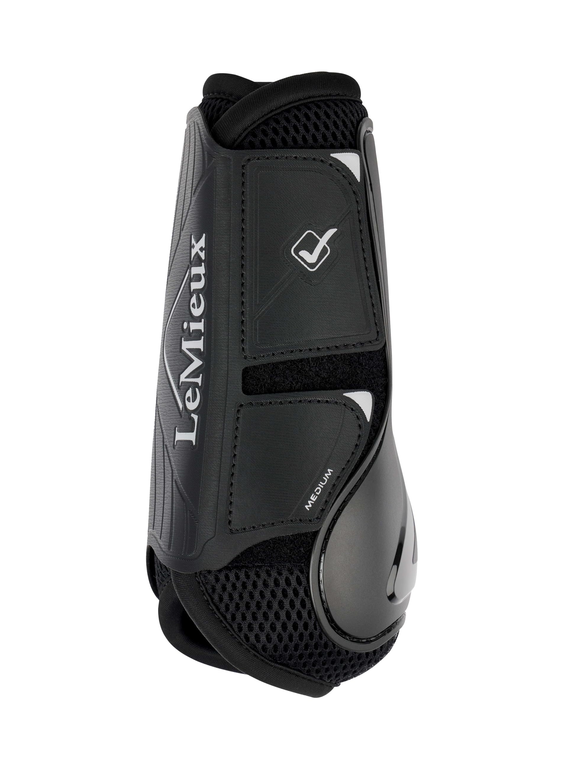 LeMieux Motionflex Dressage Boots - Lightweight and Highly Flexible - Breathable 3D Mesh Inner Lining - Black - Large