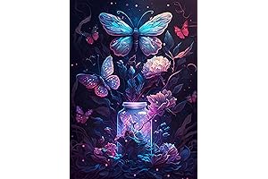 Butterfly Diamond Art Painting Kits for Beginner Girls