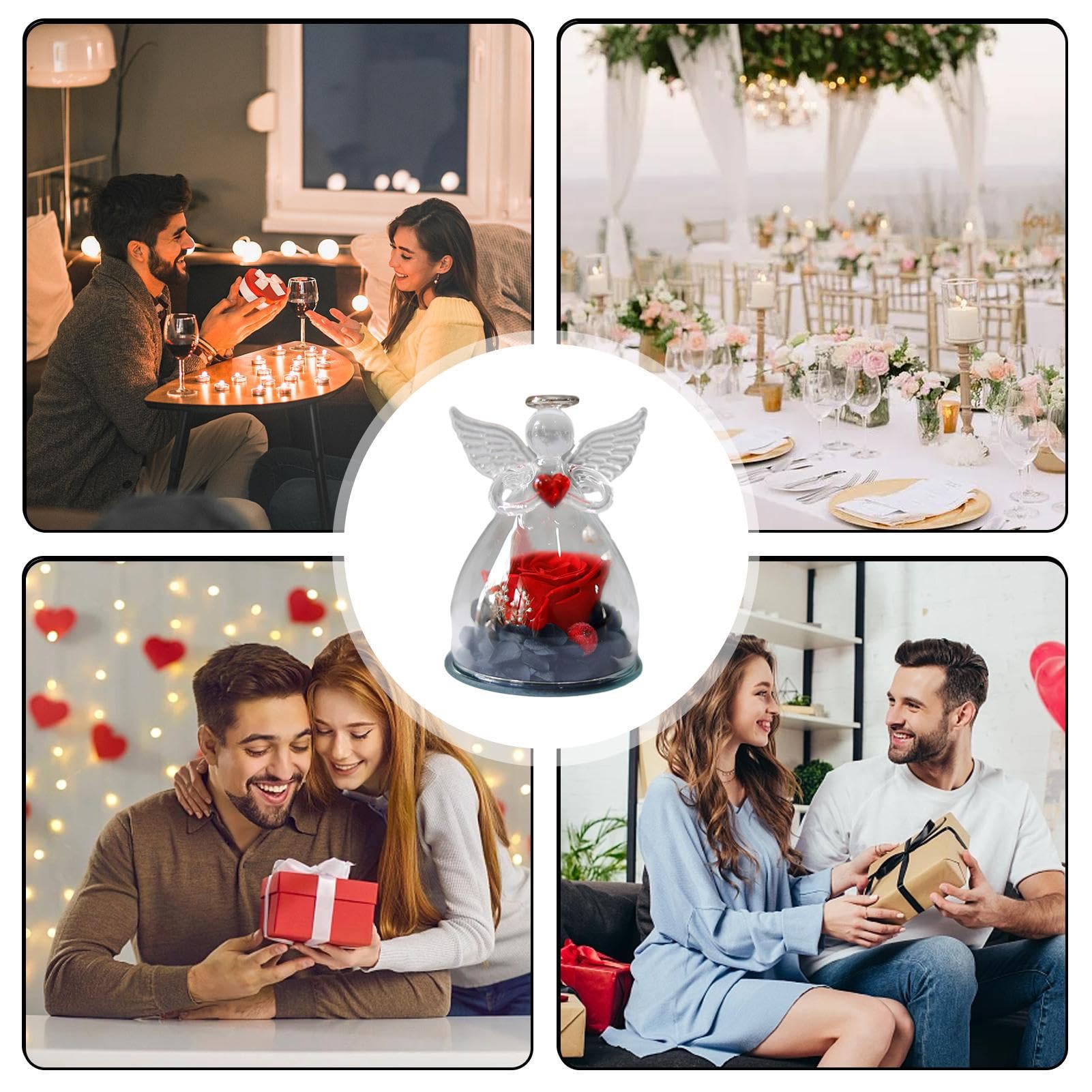 Rose Eternelle Sous Cloche, Cadeaux De Fête Des MèresU20131 Rose De