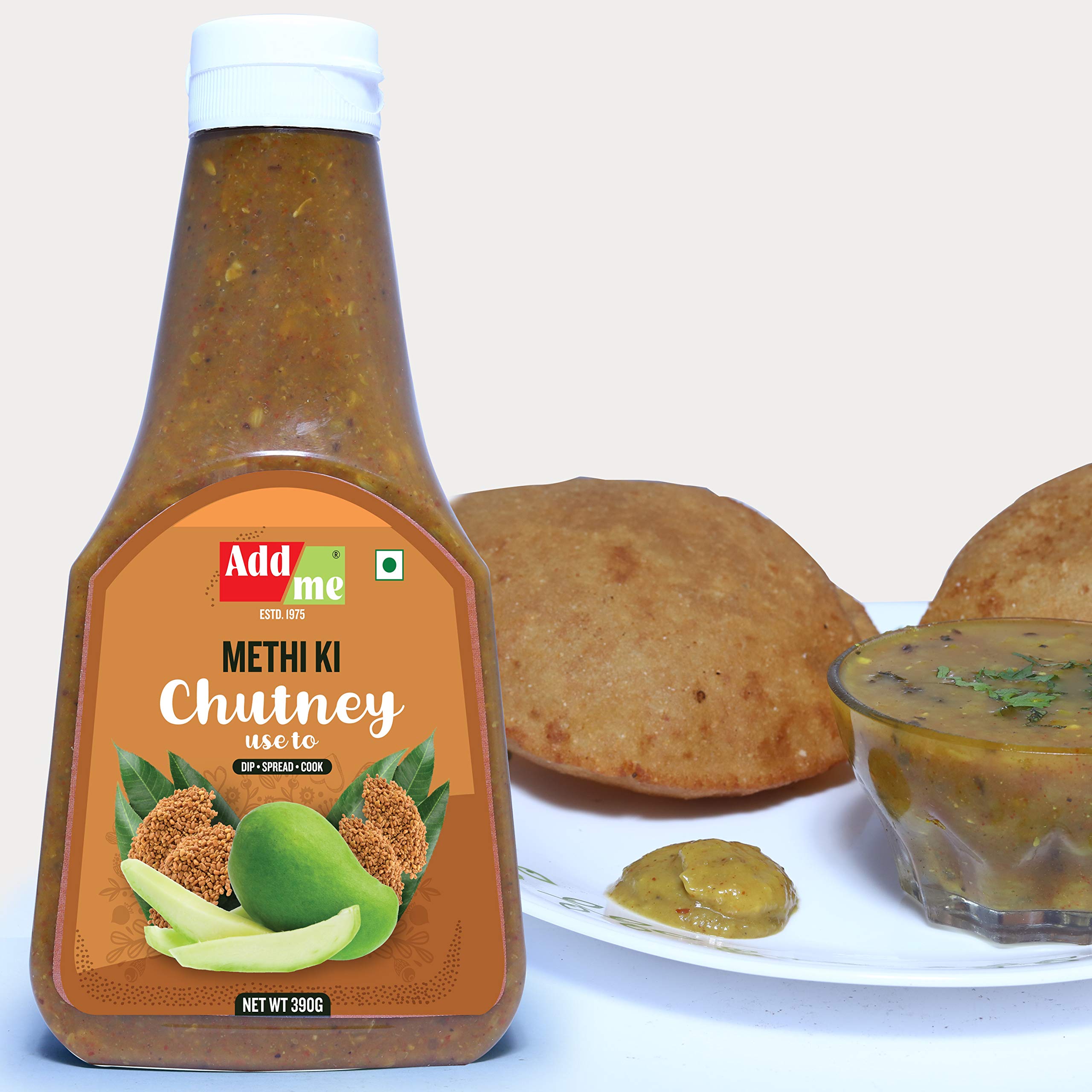 Add me Home Made Mango Dana Methi achar Pickle Chutney, 390gm Methi ki Chutneys Pickle 390g Marinade