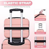 Amazon.com | AnyZip Carry On Luggage 2PCS Luggage Set PC ABS
