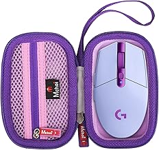 Mchoi Hard Carrying Case Suitable for Logitech G305 Lightspeed Wireless Gaming Mouse, Shockproof Waterproof Purple Wireless Gaming Mouse Protective Case, Case Only