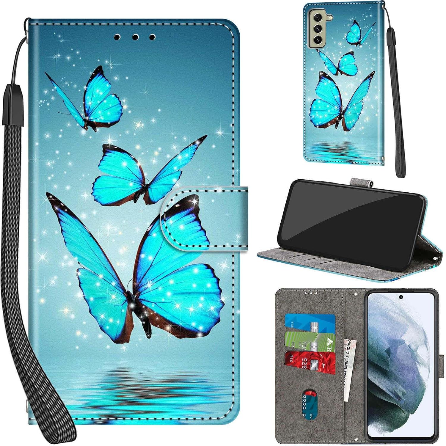 Mobile Phone Case for Samsung Galaxy S21 FE Leather Wallet