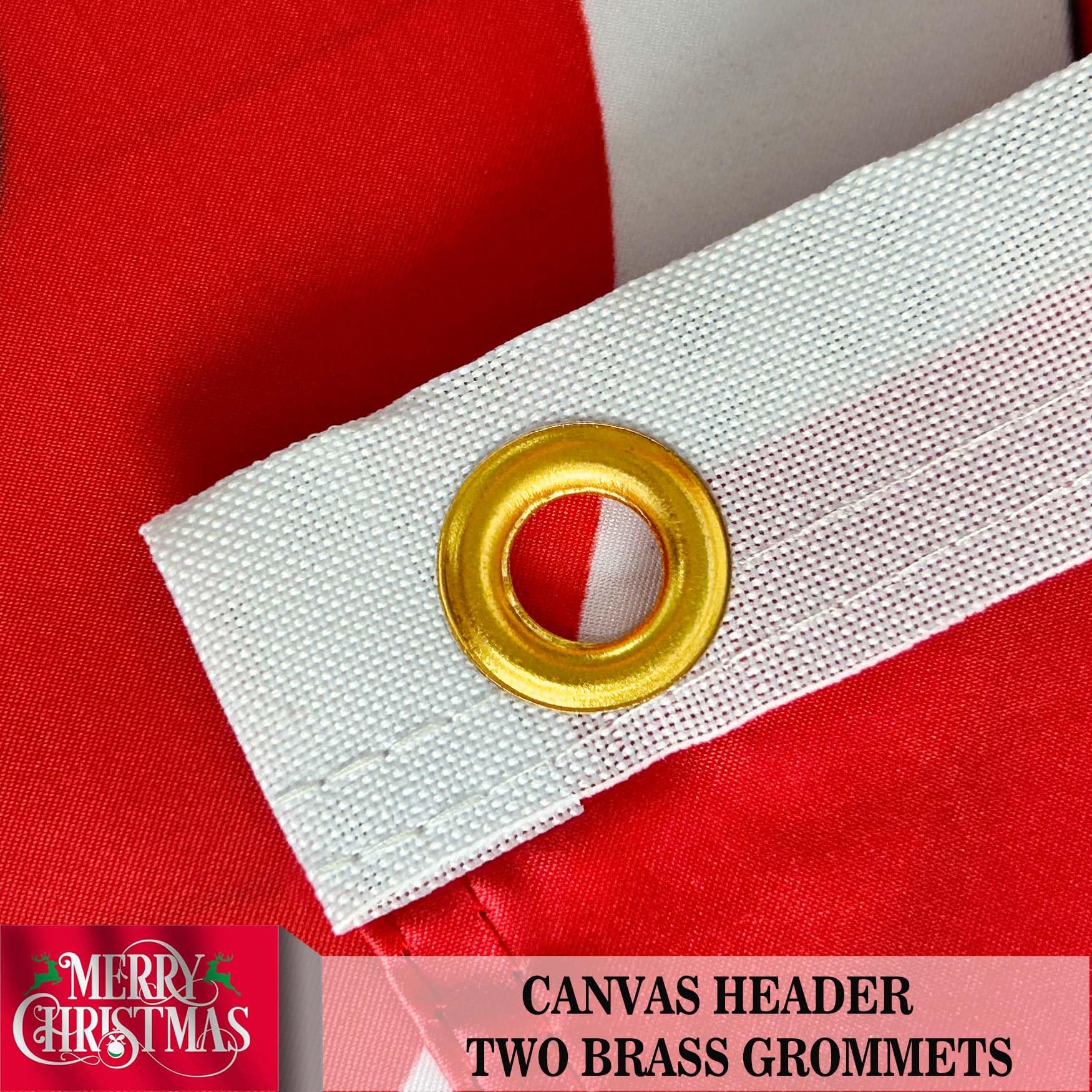 Drapeau Sur Hampe ECO Merry Christmas 60 X 90 Cm - MaxFlags - Monsieur