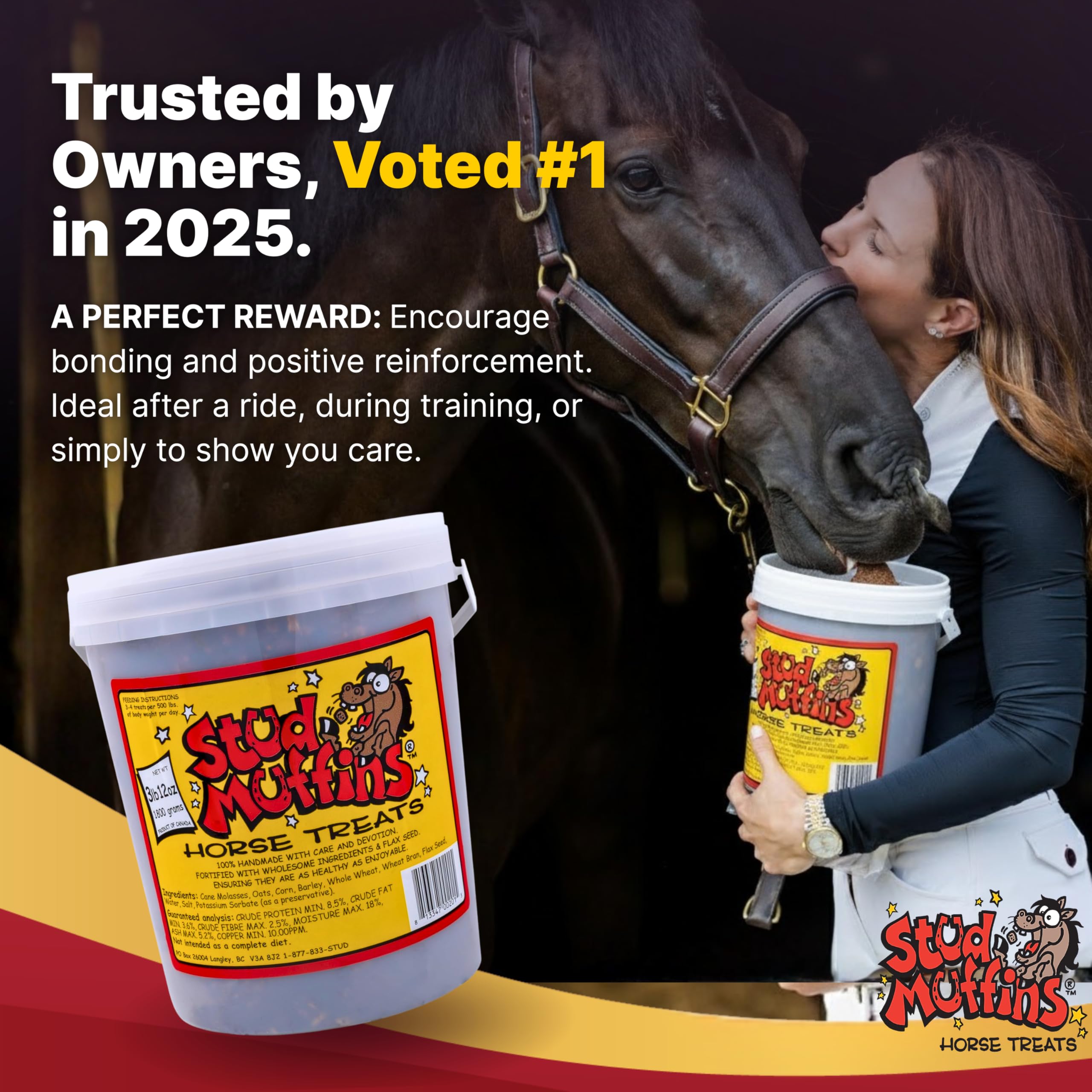 Stud Muffins 1060/1050 Horse Treat, 60 oz by