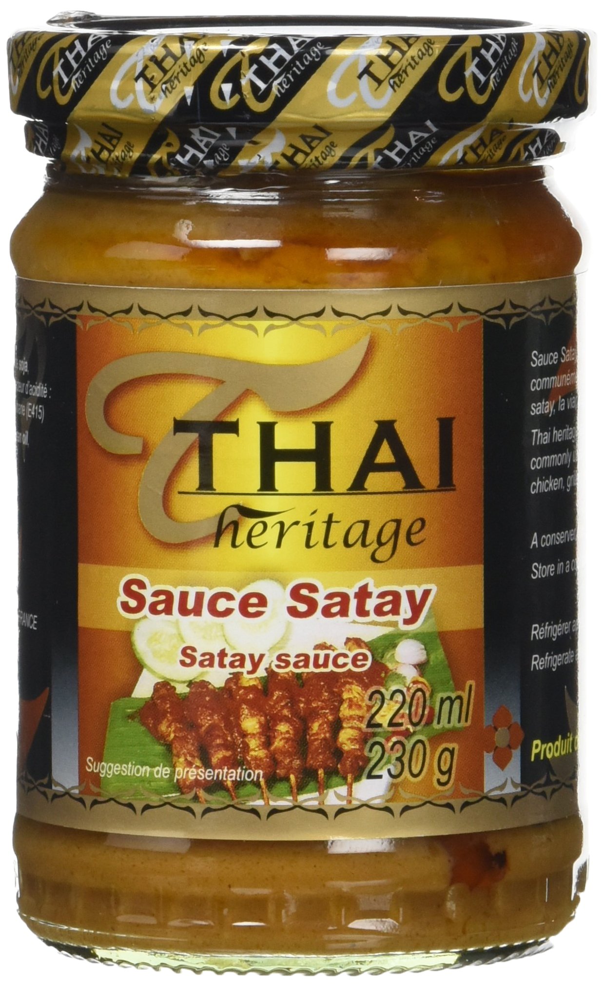 THAI HERITAGE Sauce Satay 230 g - Lot de 6