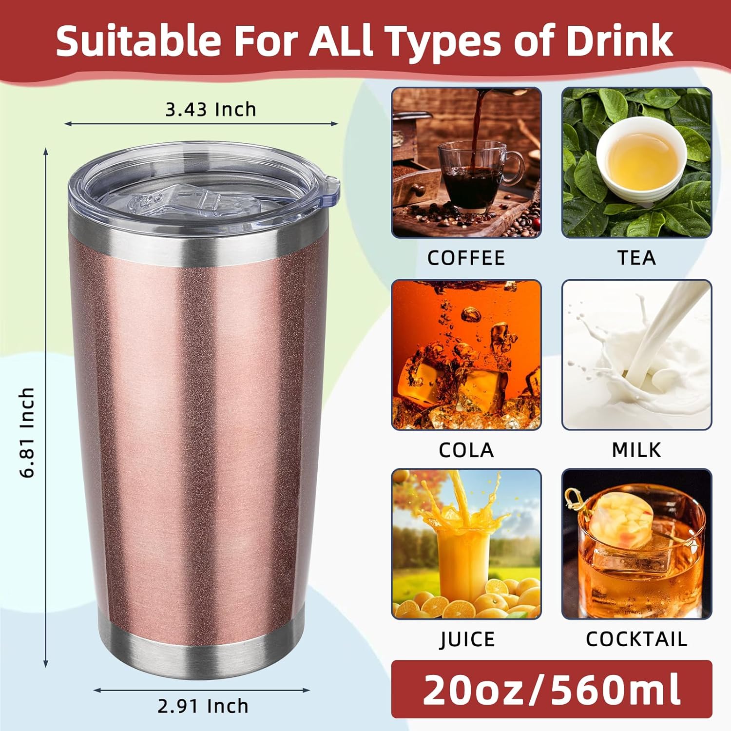 Sip in Style: The Ultimate 20oz Insulated Tumbler for Every Occasion!