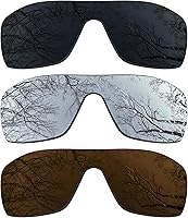 Vista 15 de ToughAsNails 3 pares de lentes de repuesto polarizadas para Oakley Oil Rig Pack-BS25
