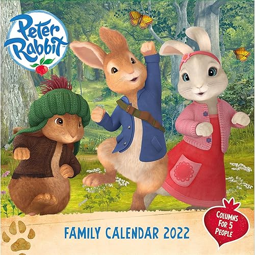 Official Peter Rabbit 2022 Calendar - Month To View Family Wall Planner 5 Column Organiser (The Official Peter Rabbit Calendar: Month To View Family Wall Planner 5 Column Organiser)