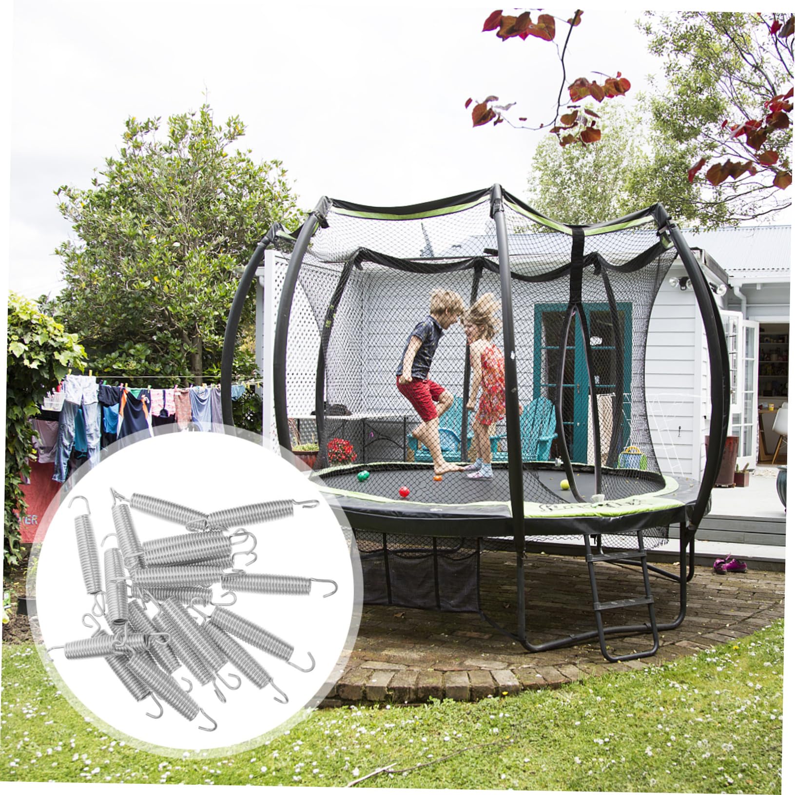 20stücke Trampolin Ersatzfedern Für Outdoor Trampoline Mit Hochleistungsfeder Zugwerkzeug Für Kleine Federn Und Trampolinfedern
