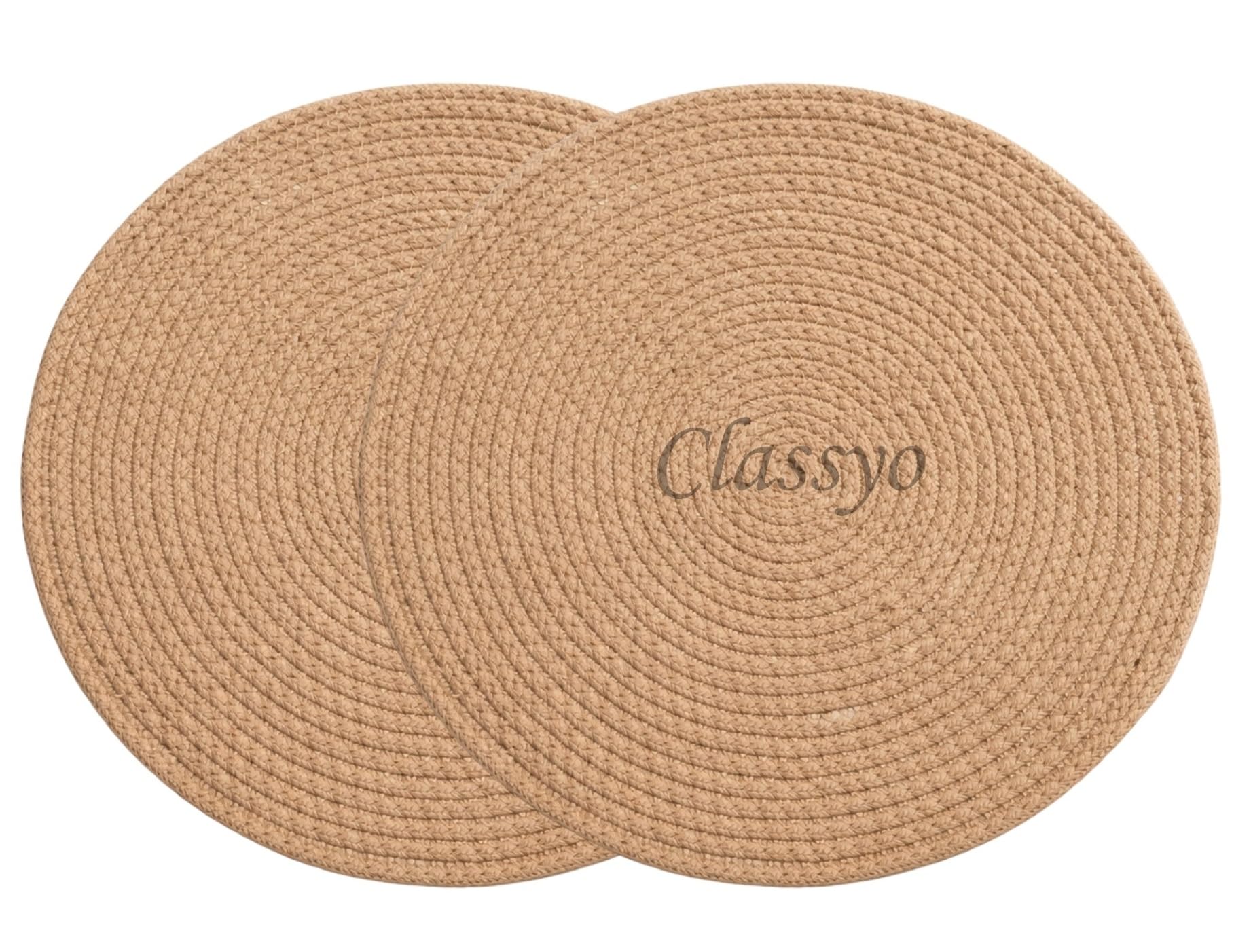Classyo Cotton Coasters - Protect Your Table! -8