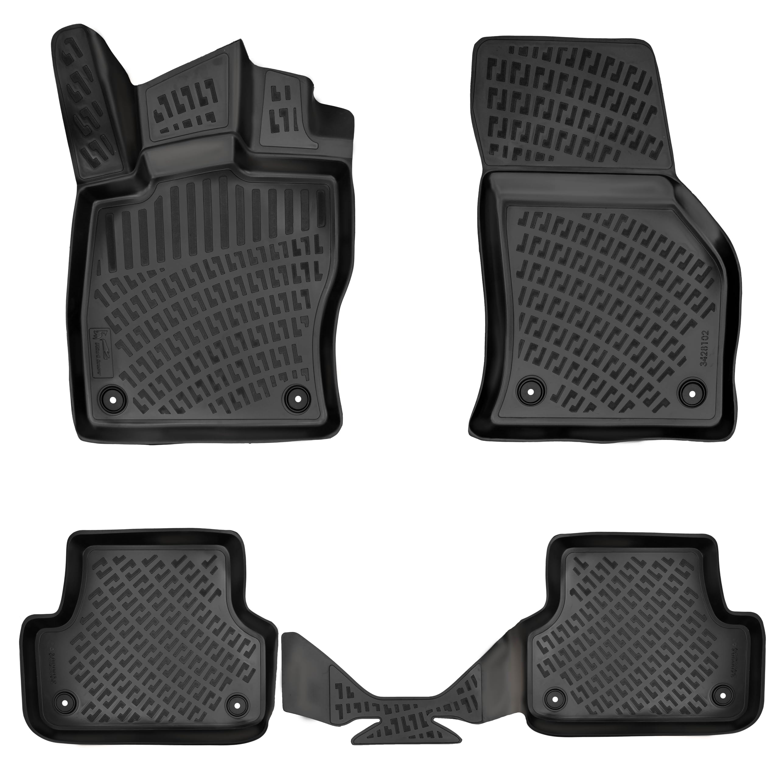 Rizline Audi A3 2013-2020 3D Havuzlu Paspas